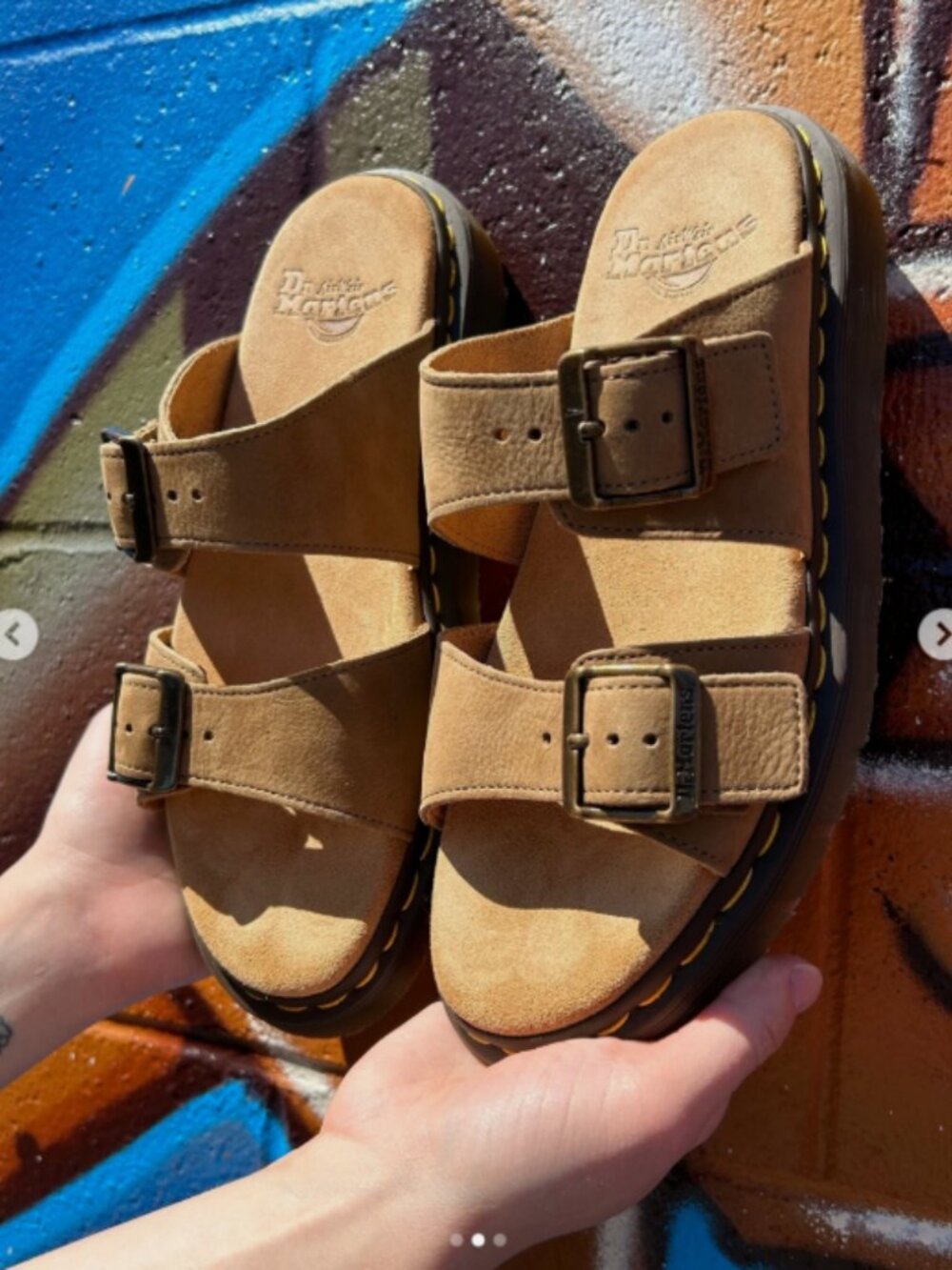 DR. MARTENS JOSEF BRONX SUEDE SLIDE SANDALS MSRP$175 Wellmade & Versatile - Picture 11 of 16